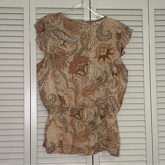 NY Collection Paisley Blouse - Picture 2 of 5